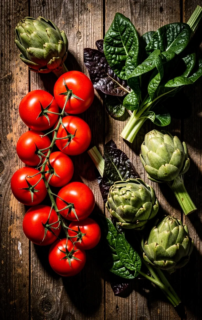 Vegetales frescos para una nutrición real